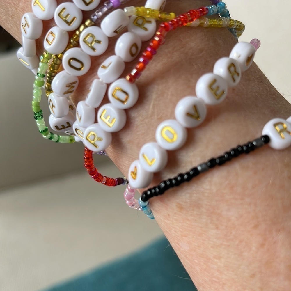 Swiftie Friendship style Memory Bracelet—get 10 favorites on one 58” STRAND - Picture 6 of 8